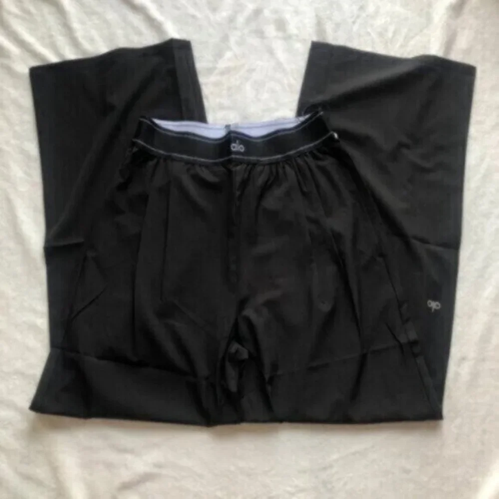 ALO Yoga Women's Black Suit Up Trouser🏃‍♀️👍 (Regular)